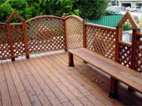 �E�b�h�f�b�L�d�l�̃J�[�|�[�g�u�E�b�h�K���[�W�v �{�H��ʐ^