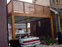 �E�b�h�f�b�L�d�l�̃J�[�|�[�g�u�E�b�h�K���[�W�v �{�H��ʐ^�E���Ύs