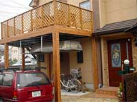 �E�b�h�f�b�L�d�l�̃J�[�|�[�g�u�E�b�h�K���[�W�v �{�H��ʐ^�E�쐼�s